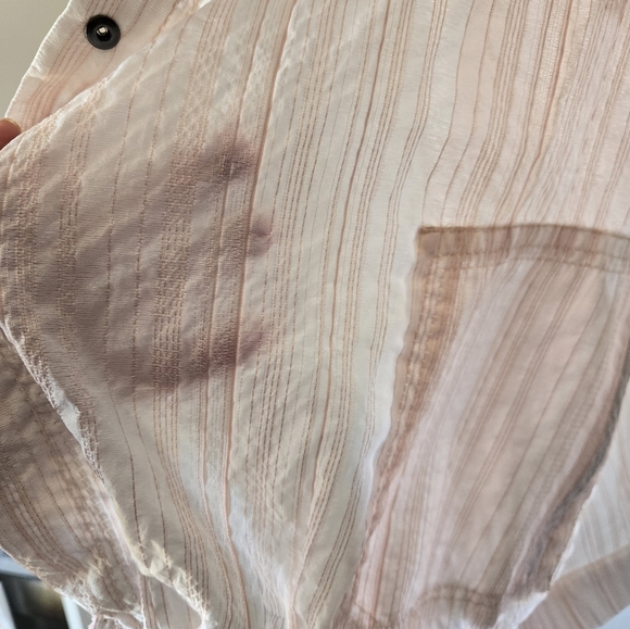 BEATE HEYMANN Silk Blend Lightweight Street Couture Pale Pink Jacket. Size L - Picture 6 of 13